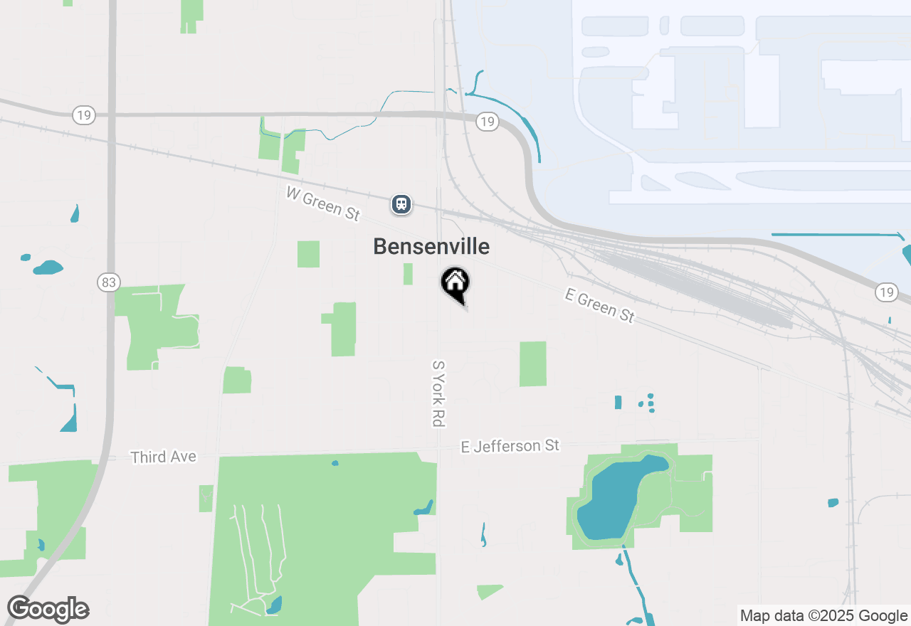 Map of 232 May Street, Bensenville, IL 60106