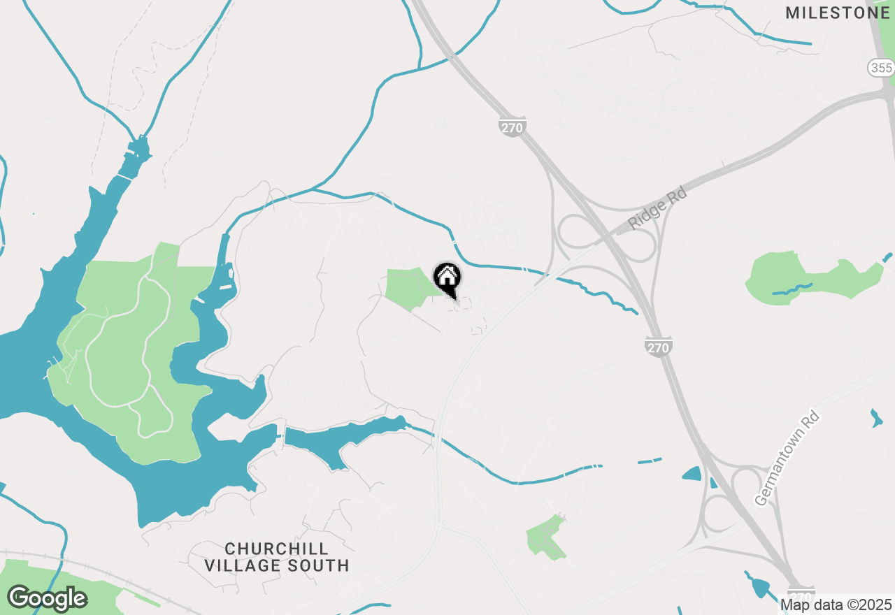 Map of 20565 Shadyside Way, Germantown, MD 20874