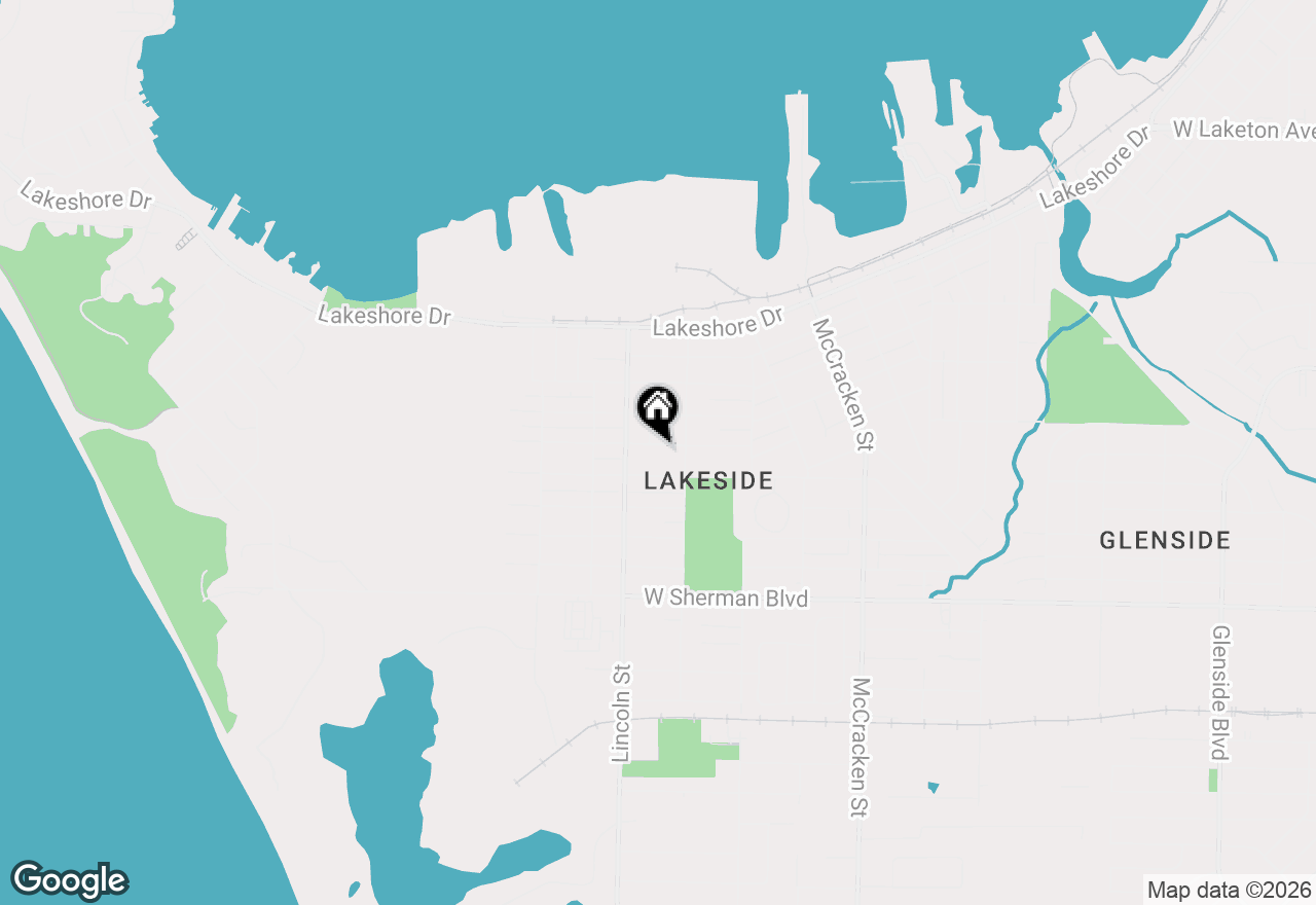 Map of 2345 Harding Avenue, Muskegon, MI 49441