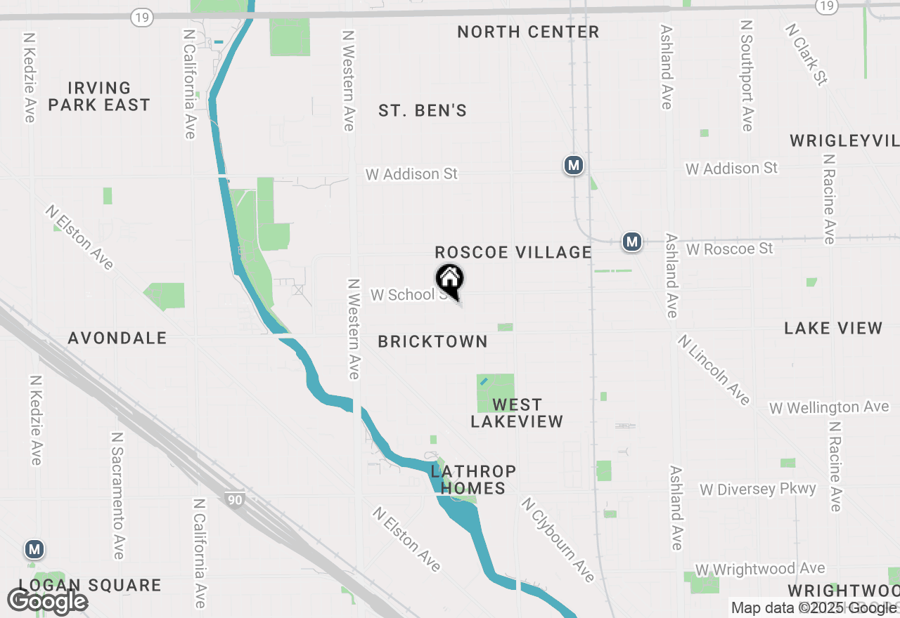Map of 2136 W Melrose Street, Chicago, IL 60618
