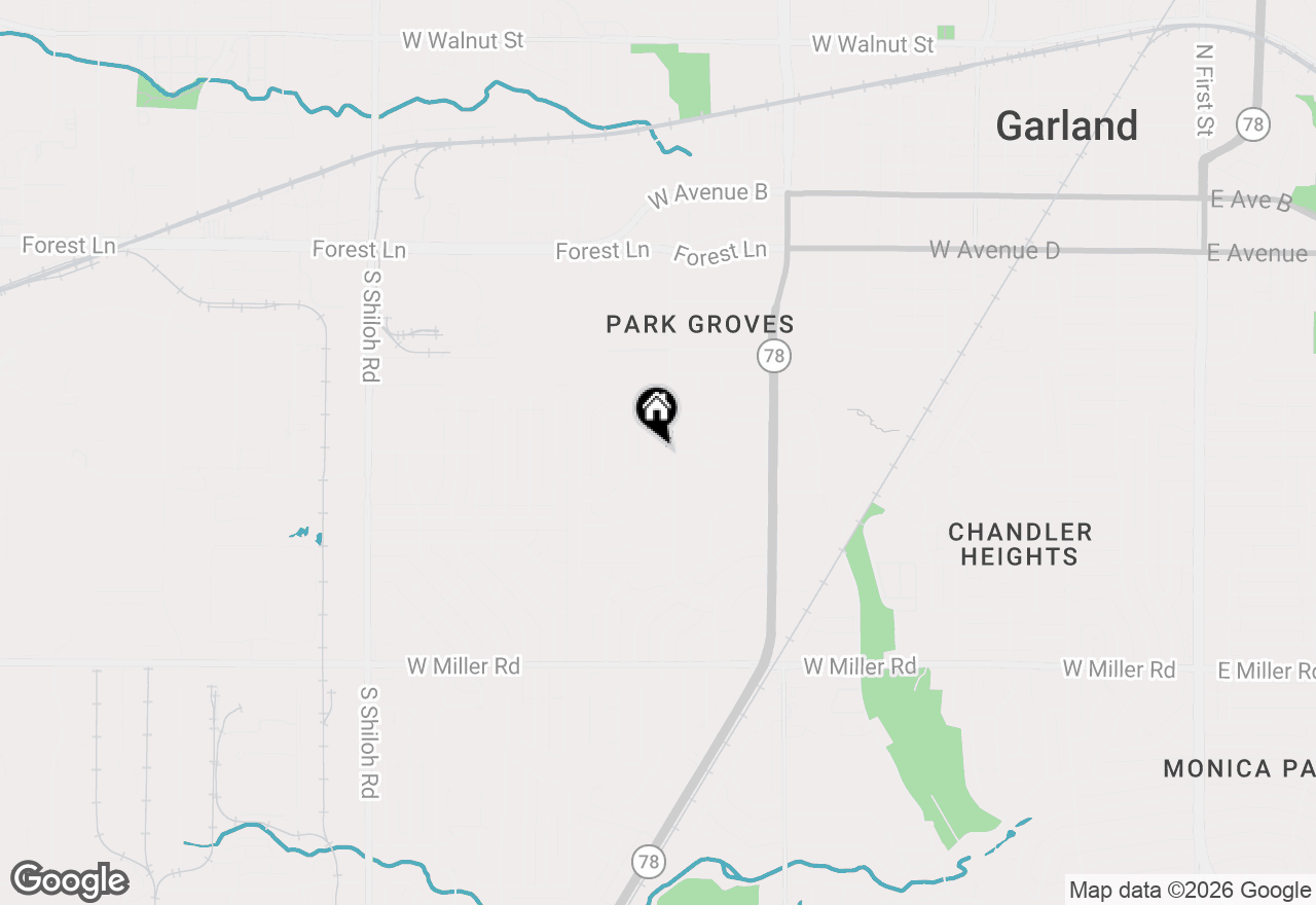 Map of 1540 Murray Drive, Garland, TX 75042