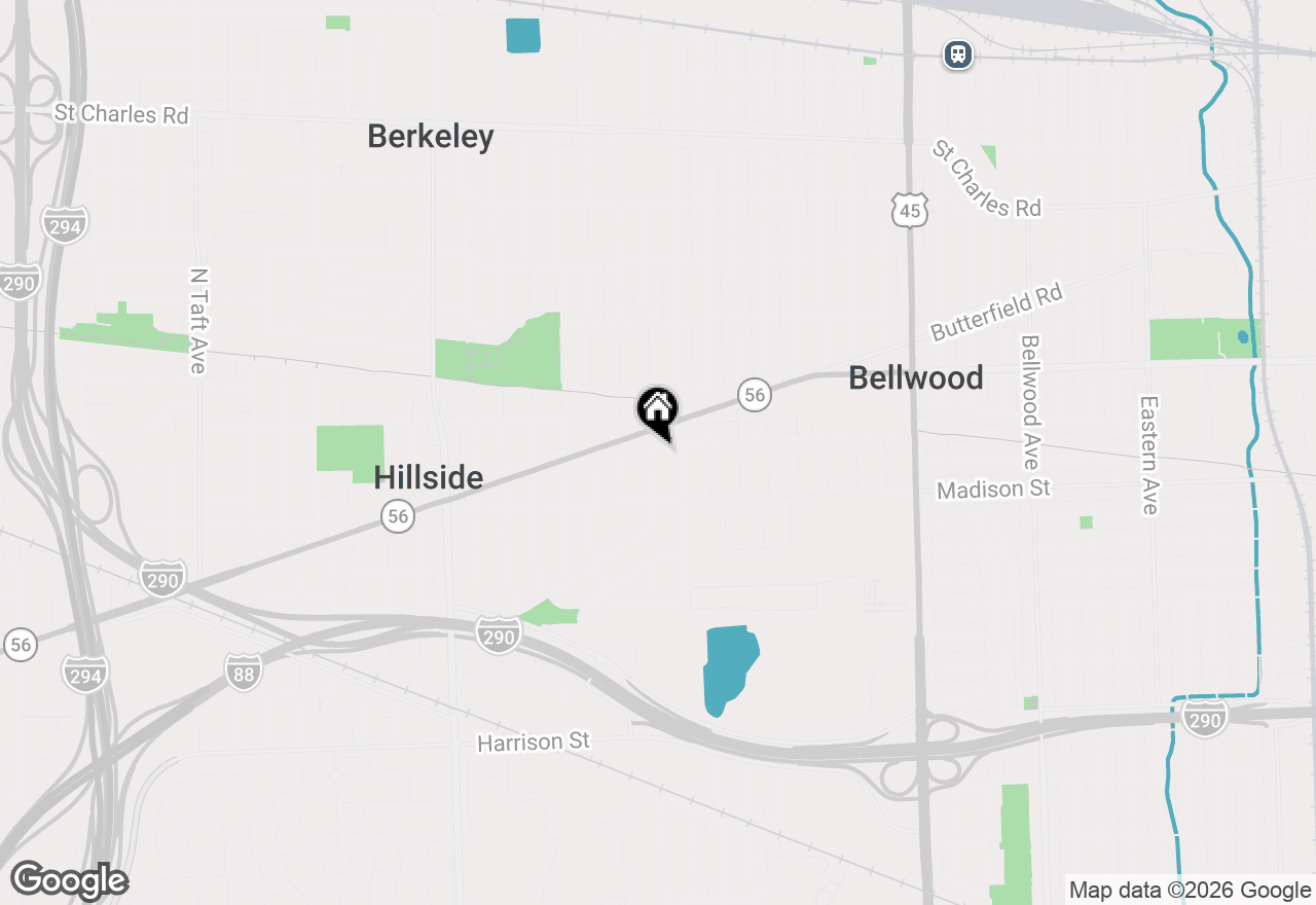 Map of 449 N Jackson Boulevard, Hillside, IL 60162