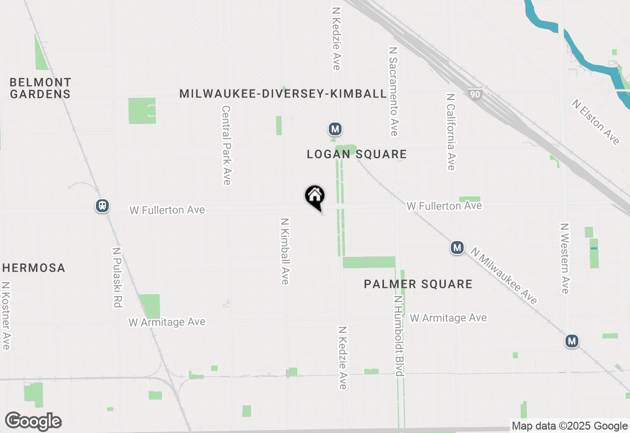 Map of 2340 N Sawyer Avenue, Chicago, IL 60647