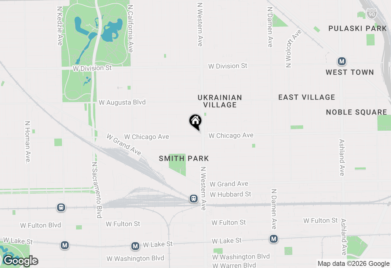 Map of 2424 W Chicago Avenue #201, Chicago, IL 60622