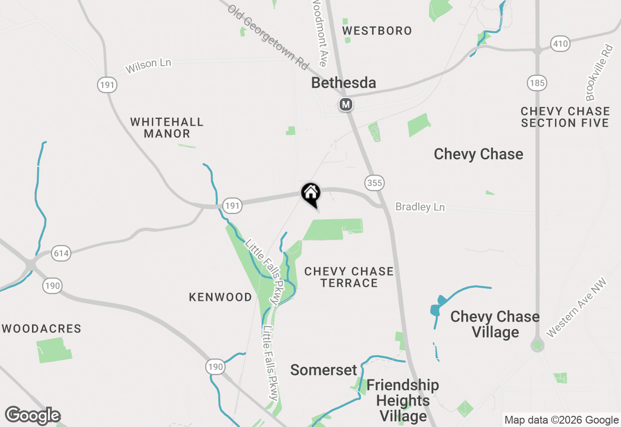 Map of 4880 Chevy Chase Drive #133, Chevy Chase, MD 20815
