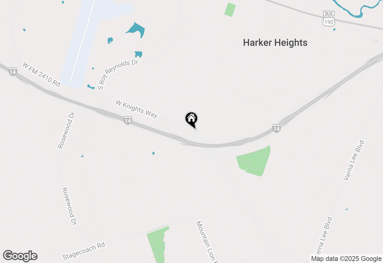 Map of 114 E Fm 2410 Road #A, Harker Heights, TX 76548