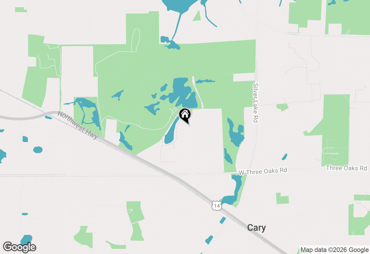 Map of 1288 Westlake Drive, Cary, IL 60013