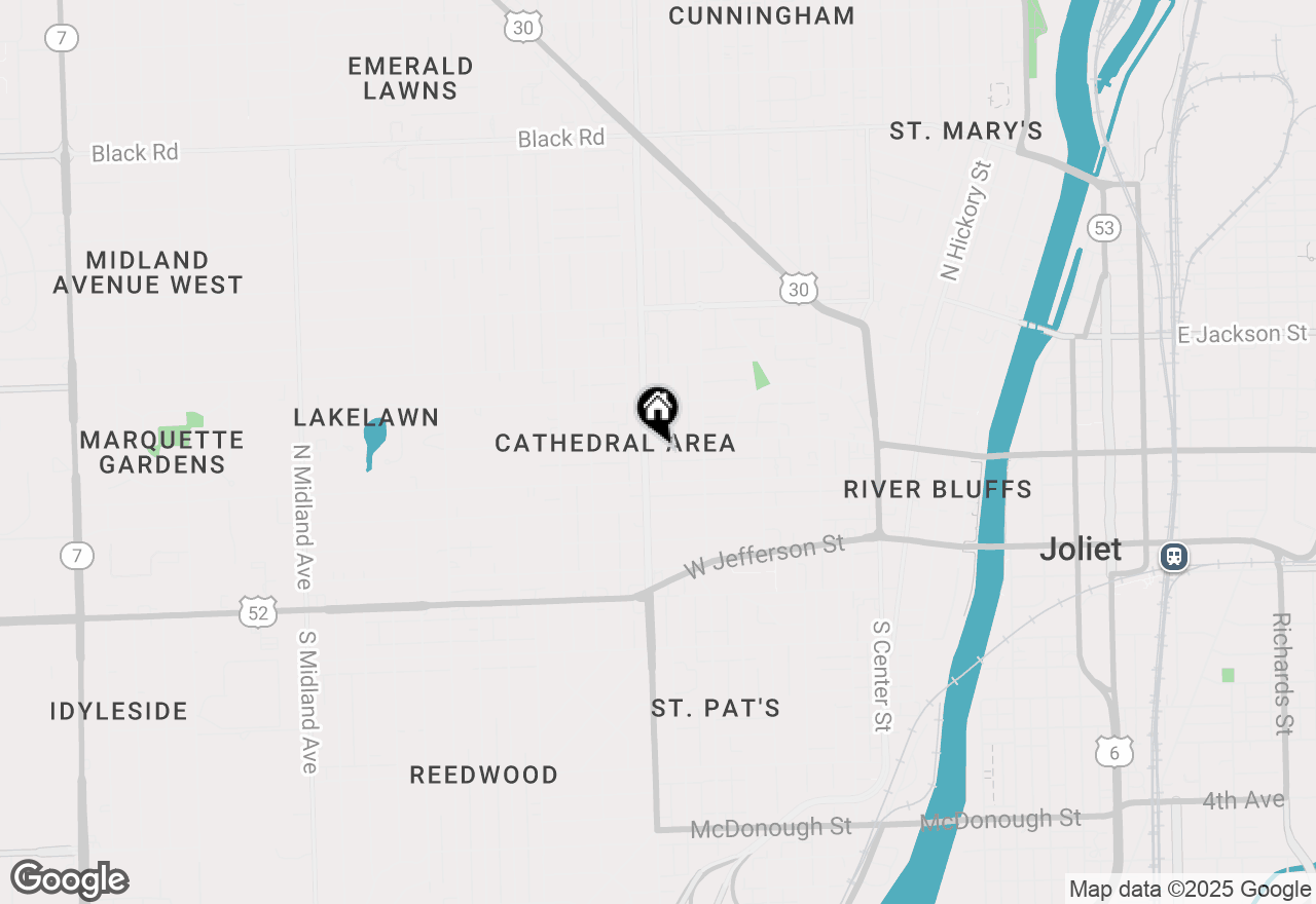 Map of 716 Western Avenue, Joliet, IL 60435