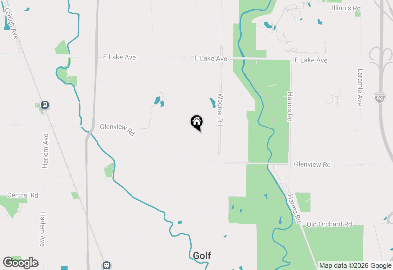 Map of (Address confidential), Glenview, Illinois 60025