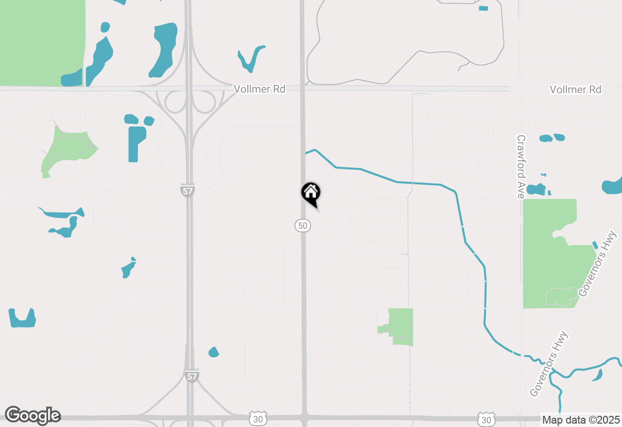 Map of 312 Grafton Place, Matteson, IL 60443