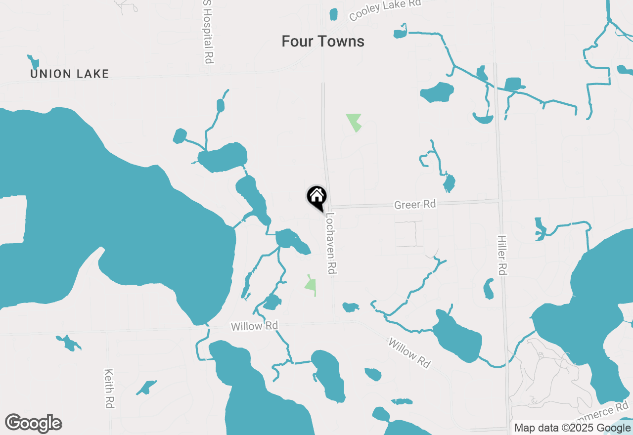Map of 6534 Red Cedar Lane, West Bloomfield, MI 48324