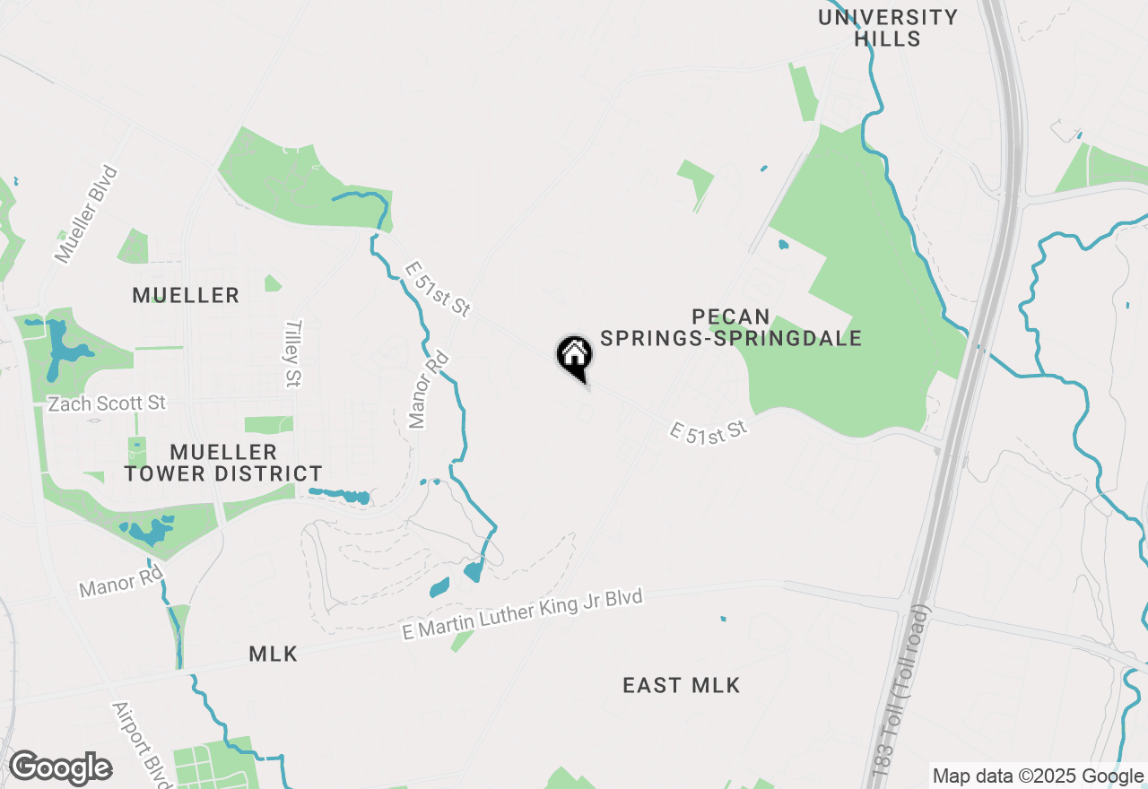 Map of 5002 Pecan Springs Rd #1, Austin, TX 78723