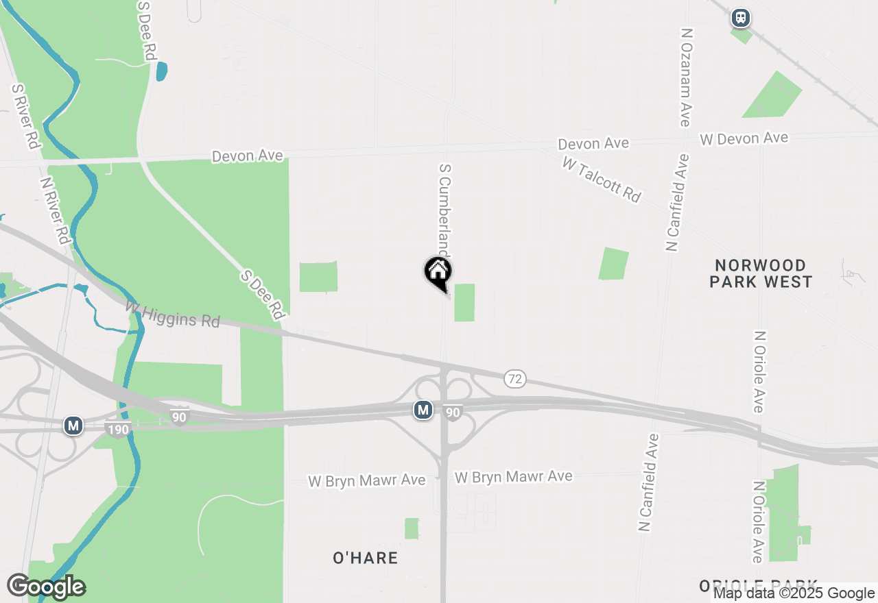 Map of 1634 S Cumberland Avenue, Park Ridge, IL 60068