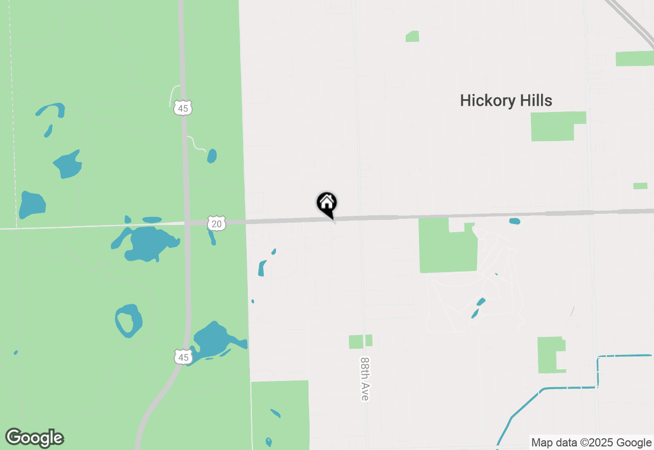 Map of 8901 W 95th Street, Palos Hills, IL 60465