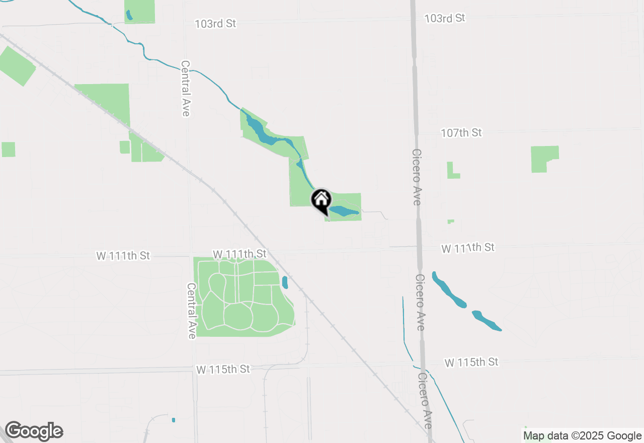 Map of 11036 Jodan Drive #3D, Oak Lawn, IL 60453