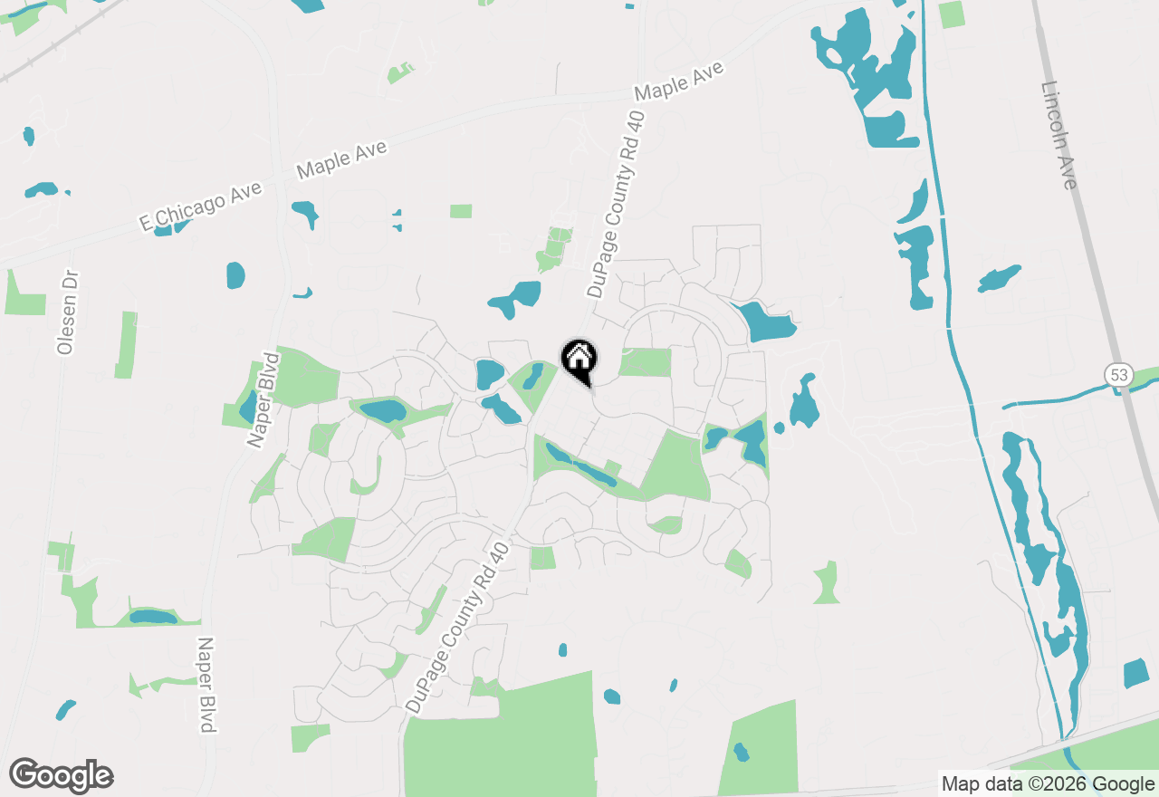 Map of 6385 Winstead Court, Lisle, IL 60532