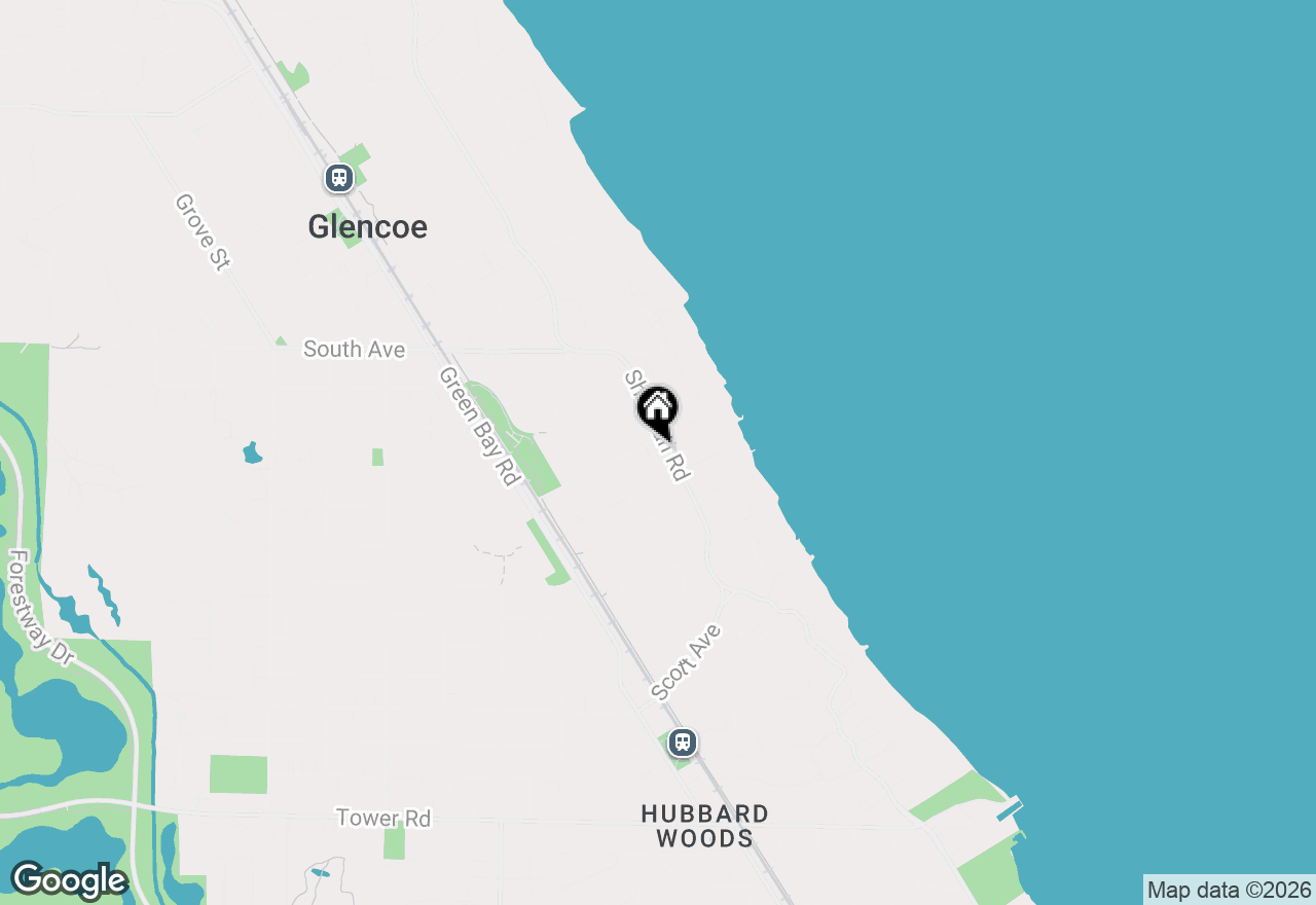 Map of (Address confidential), Glencoe, Illinois 60022