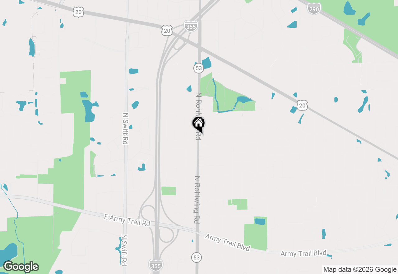 Map of 942 N Rohlwing Road #GF, Addison, IL 60101
