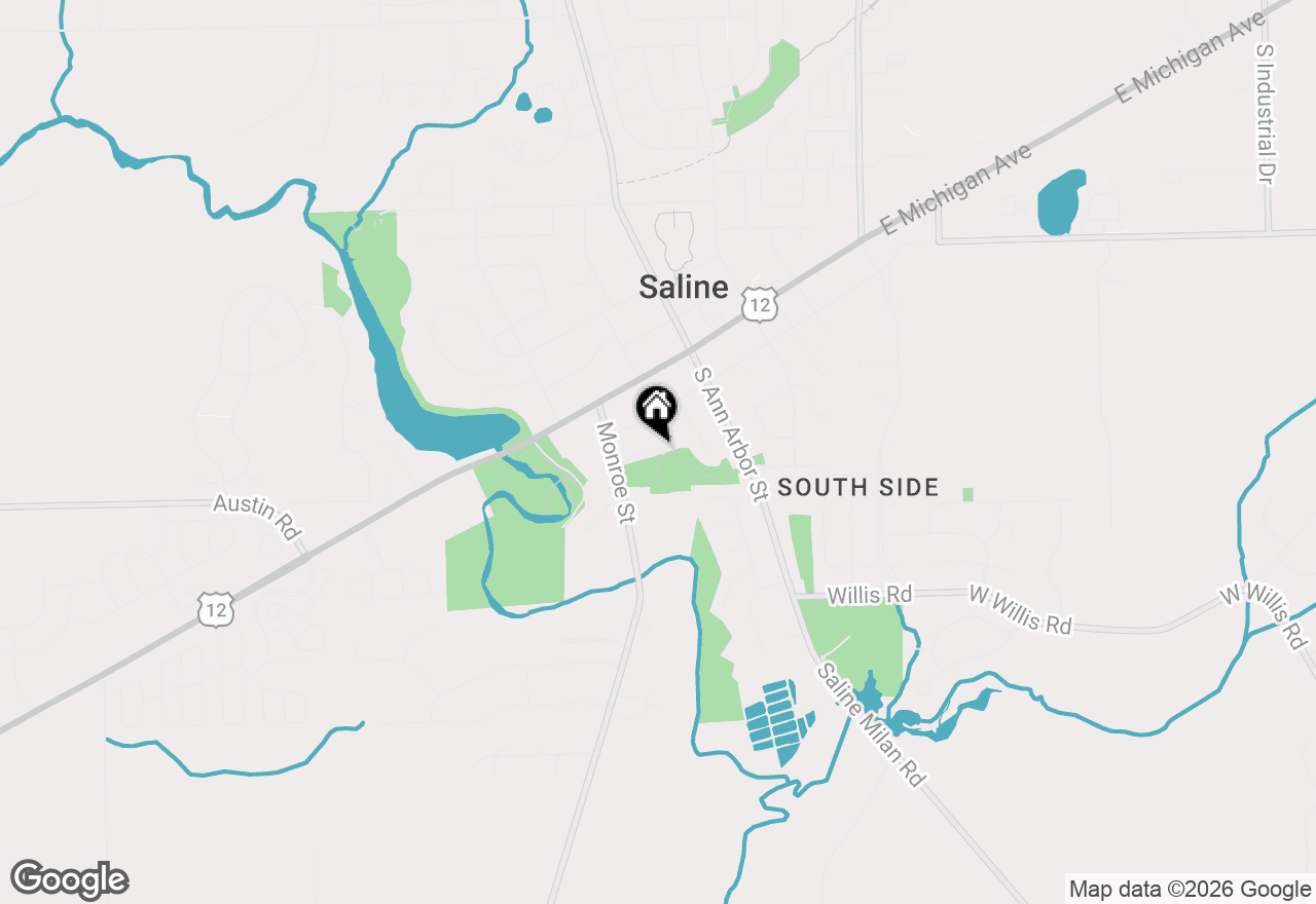 Map of 114 Parsons Lane, Saline, MI 48176