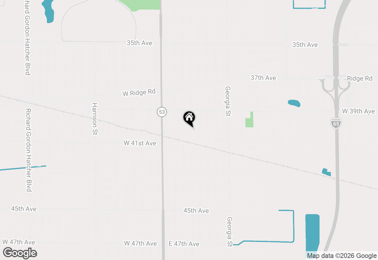 Map of 4019 Pennsylvania Street, Gary, IN 46409