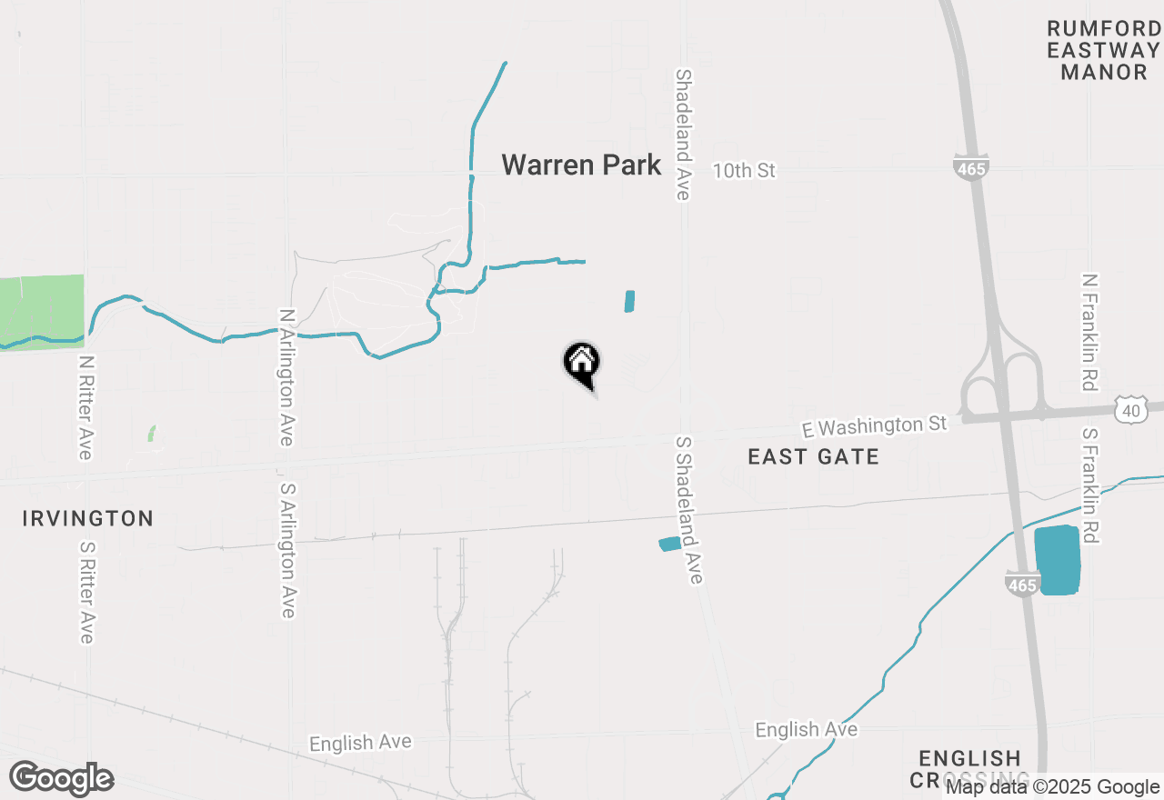 Map of 50 N Edmondson Avenue, Indianapolis, IN 46219