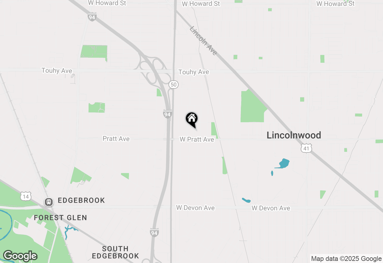 Map of 6826 N Knox Avenue, Lincolnwood, IL 60712