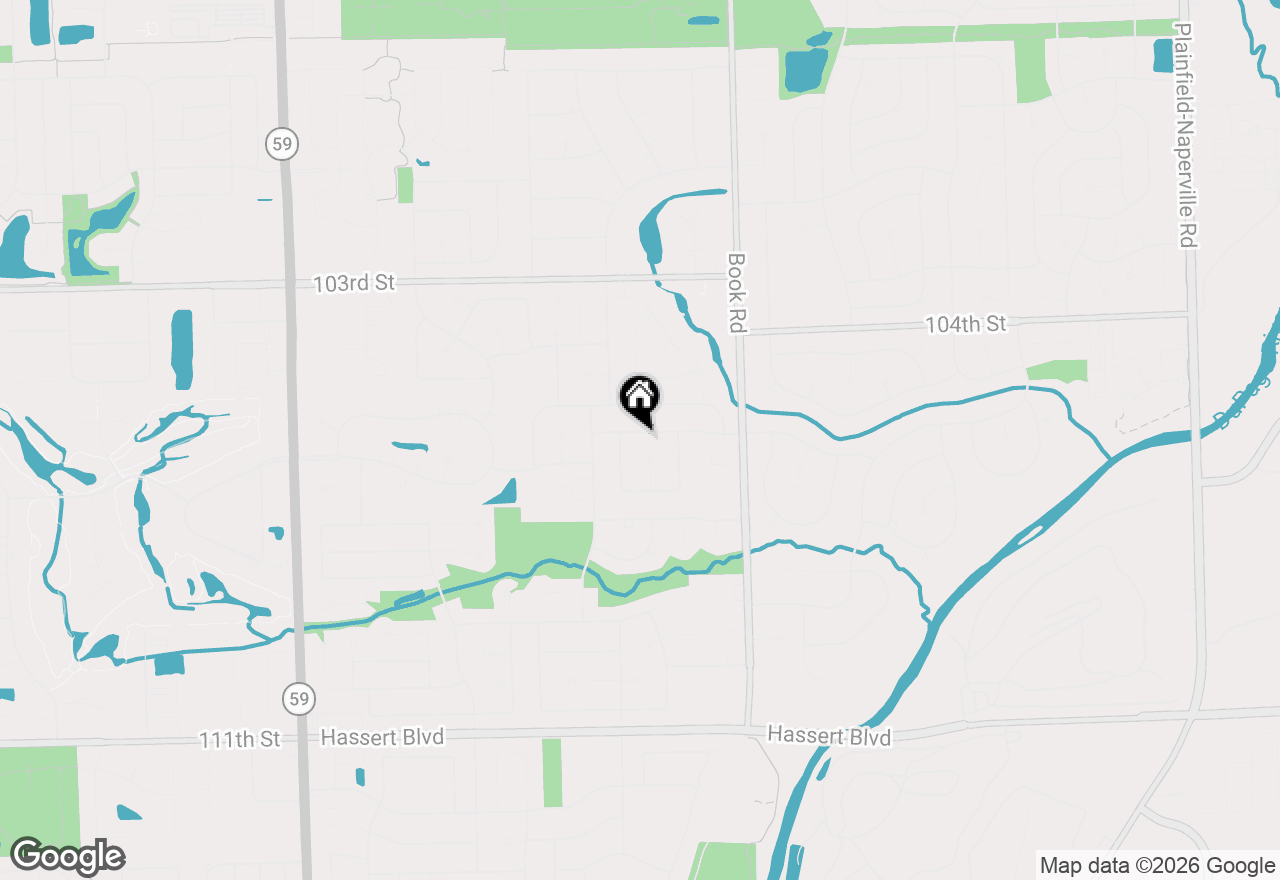 Map of 2124 Wicklow Road, Naperville, IL 60564