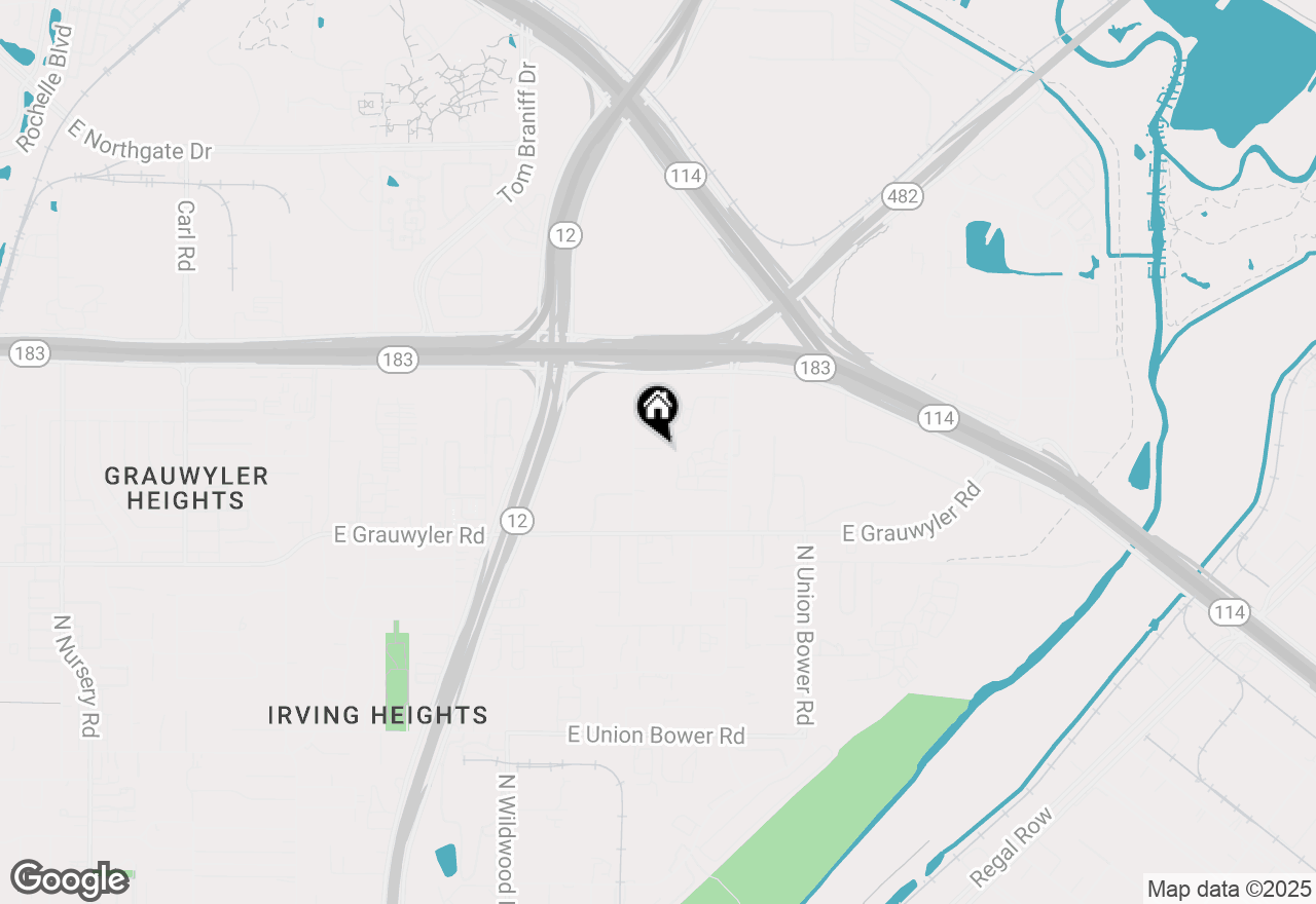 Map of 1908 Peters Road, Irving, TX 75061