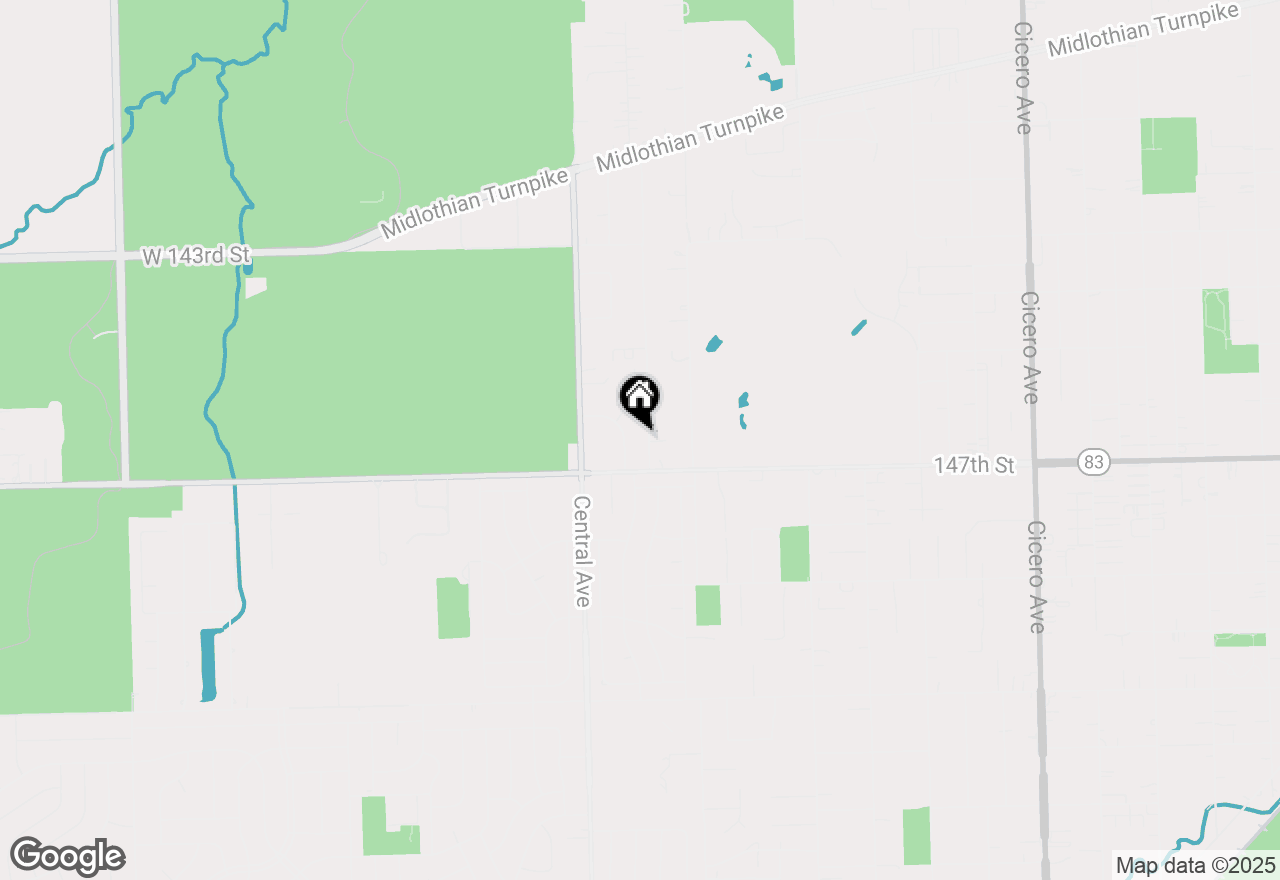 Map of 5515 Cromwell Lane #M2, Oak Forest, IL 60452