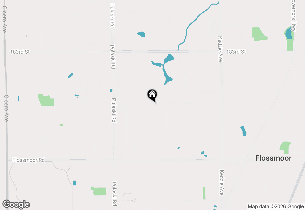 Map of 3705 Briar Lane, Hazel Crest, IL 60429