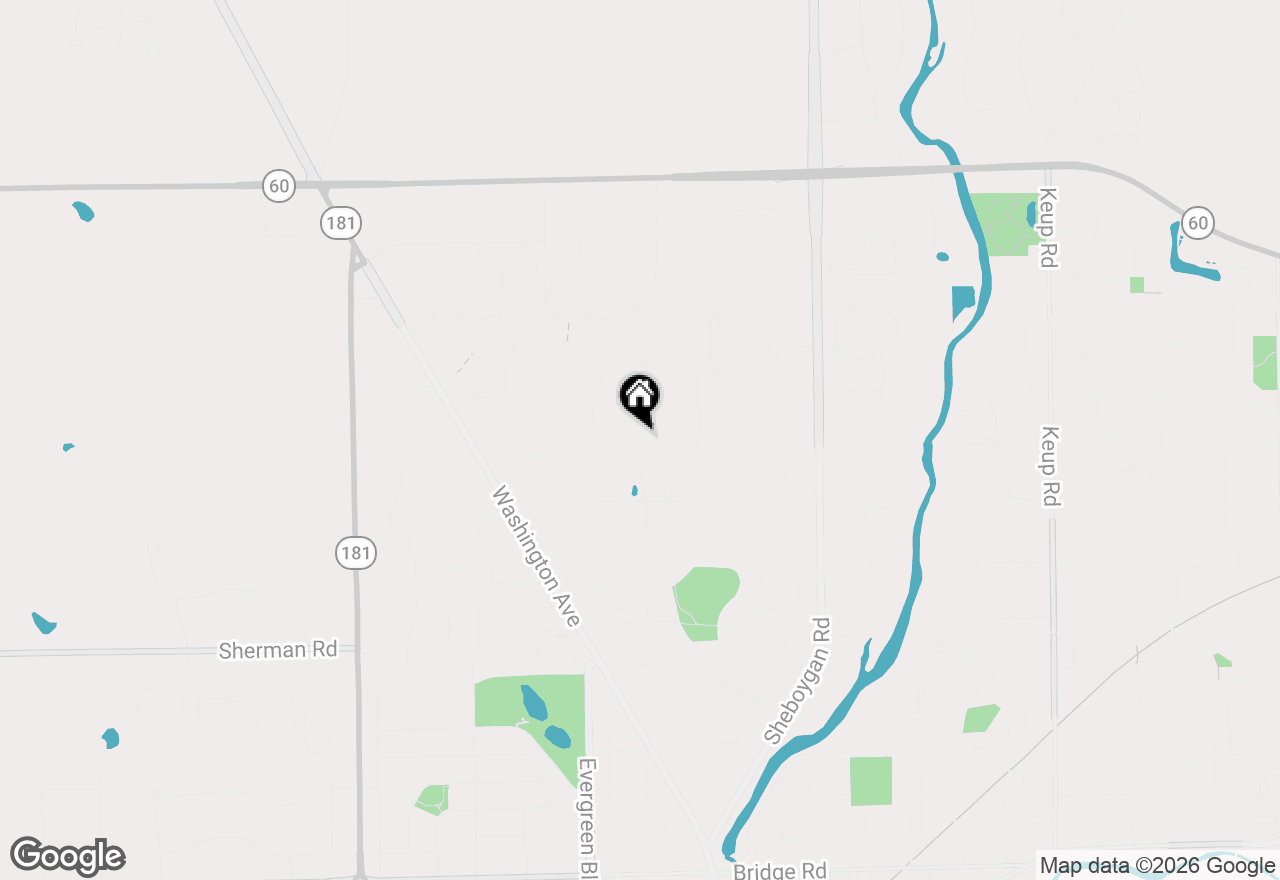 Map of N106W6630 Stone Lake Cir #8, Cedarburg, WI 53012