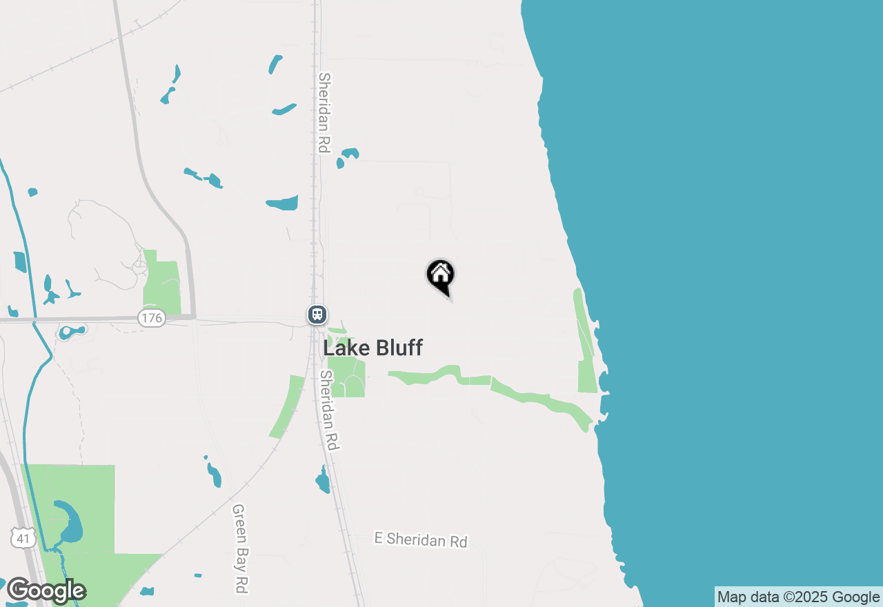 Map of 311 E North Avenue, Lake Bluff, IL 60044