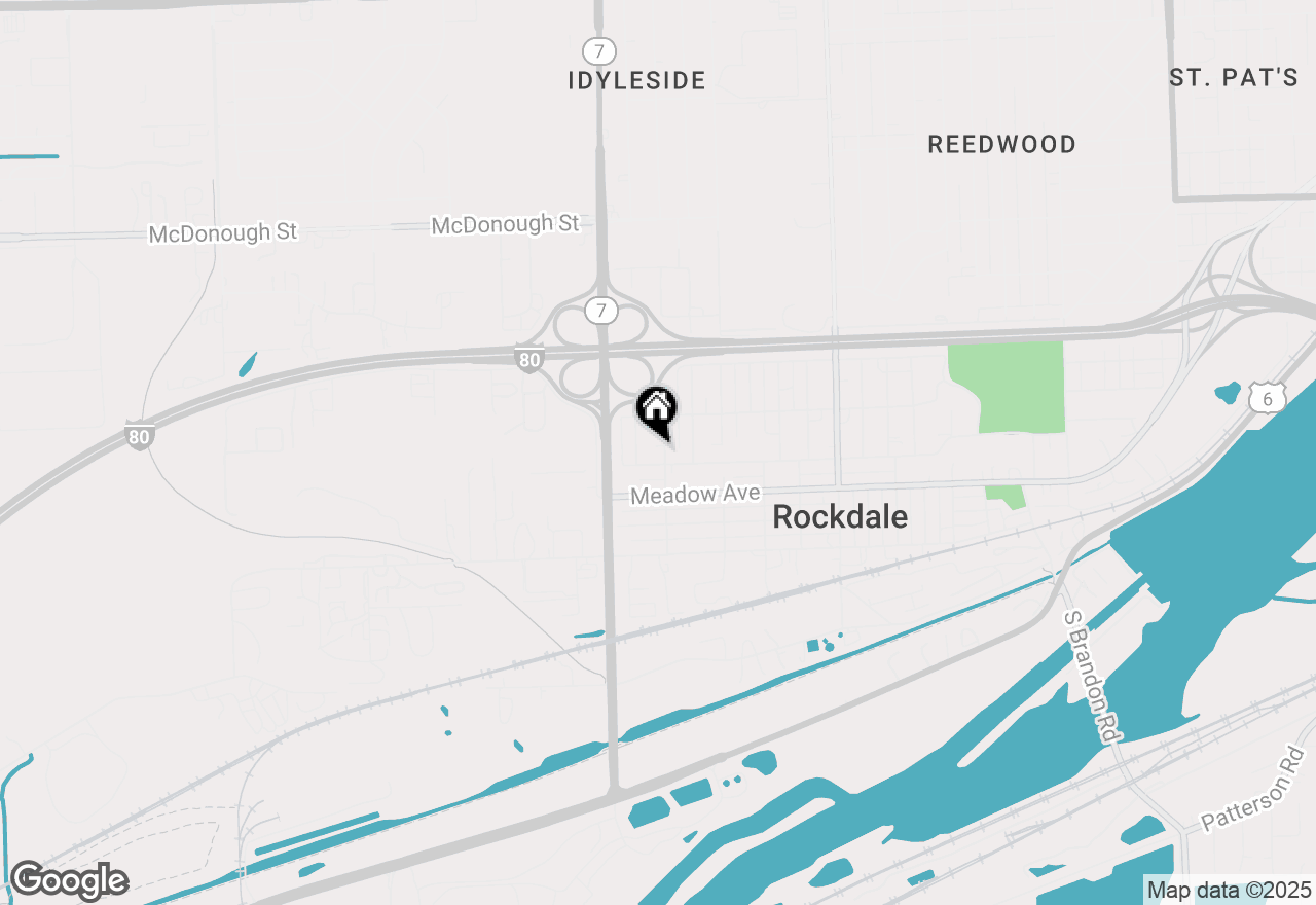 Map of 719 Morris Street, Rockdale, IL 60436