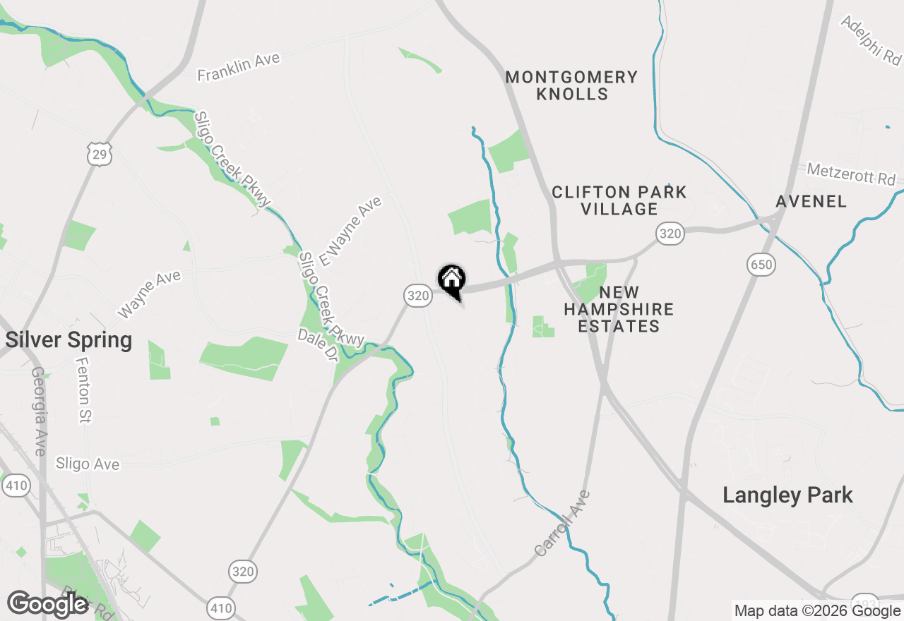 Map of 8609 Greenwood Avenue, Takoma Park, MD 20912