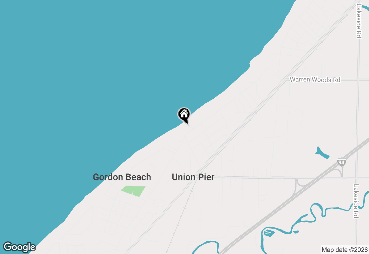 Map of 15822 Lakeshore Road, Union Pier, MI 49129