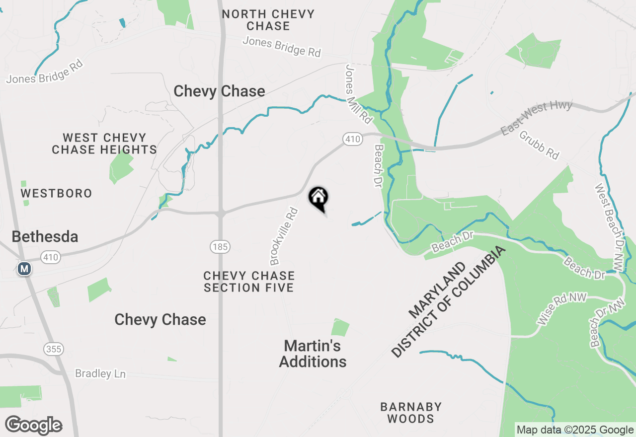 Map of 7712 Rocton Avenue, Chevy Chase, MD 20815