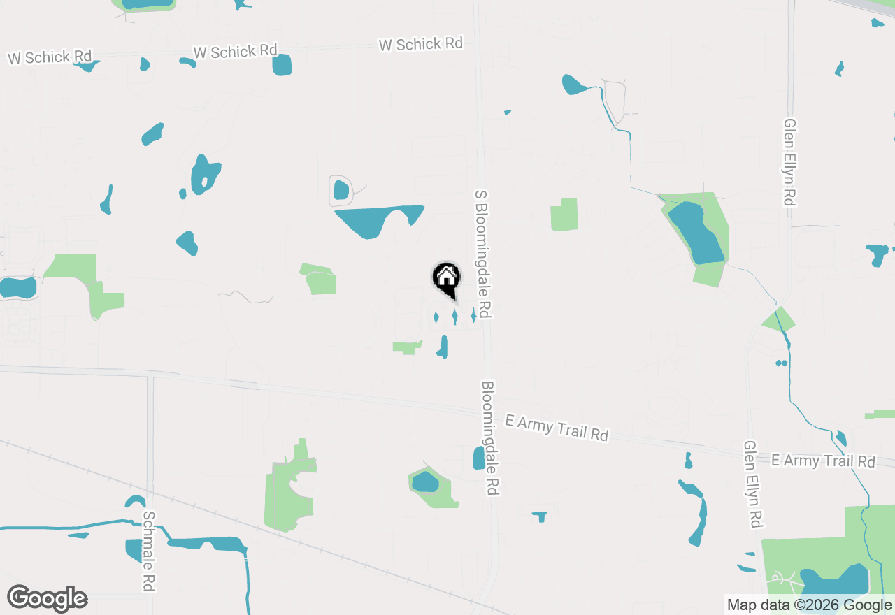 Map of 2221 Waters Edge Drive, Schaumburg, IL 60196