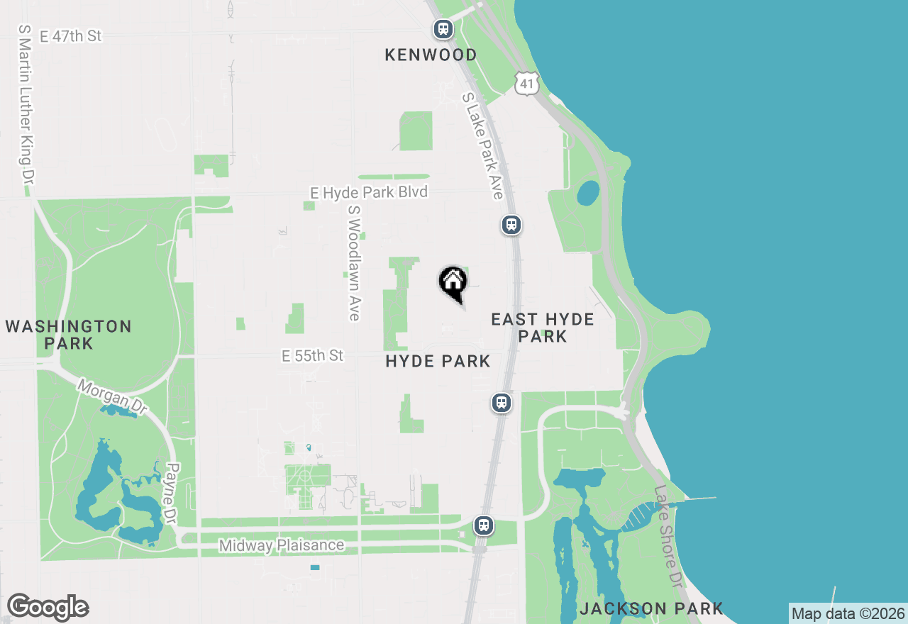 Map of 5428 S Blackstone Avenue, Chicago, IL 60615