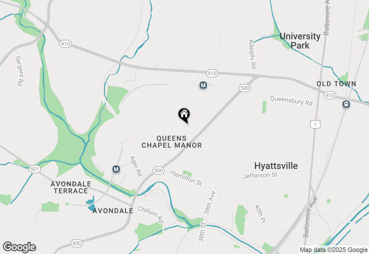 Map of 5817 Jamestown Road, Hyattsville, MD 20782