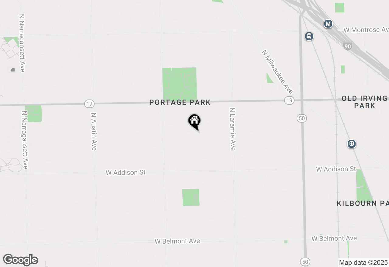 Map of 5410 W Grace Street, Chicago, IL 60641