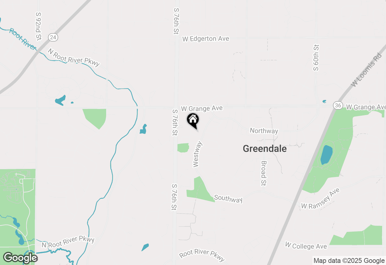 Map of 7316 Earl Ave, Greendale, WI 53129