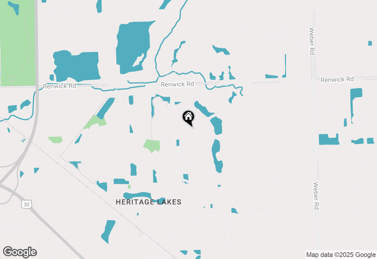 Map of 21525 Lake Saint Clair Drive, Crest Hill, IL 60403