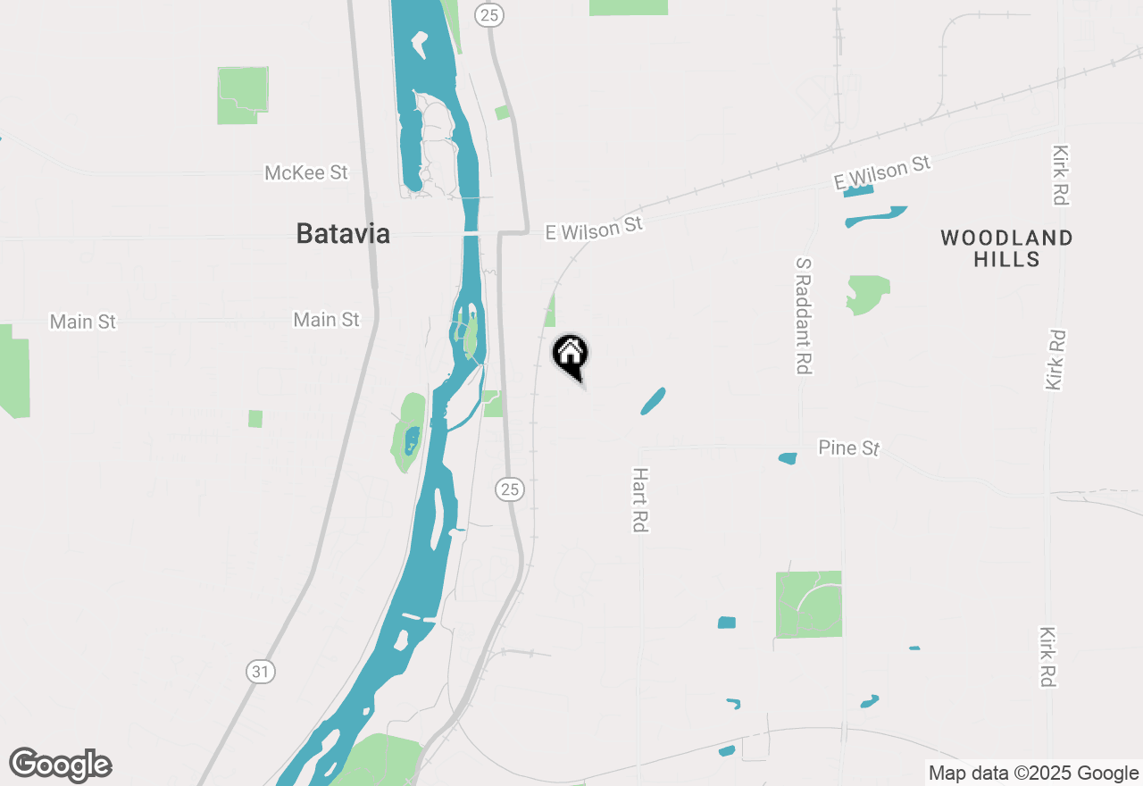 Map of 316 Locust Street, Batavia, IL 60510