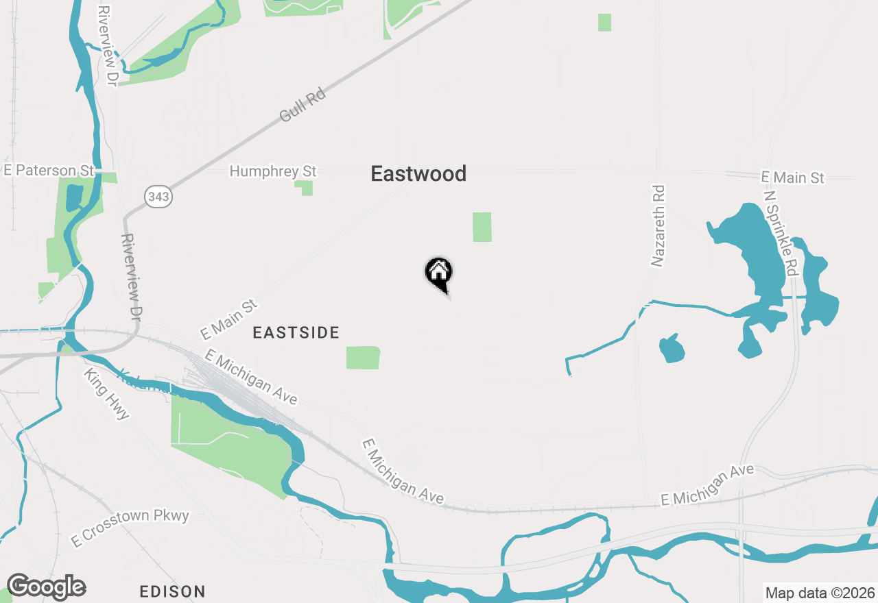 Map of 546 Washburn Avenue, Kalamazoo, MI 49048
