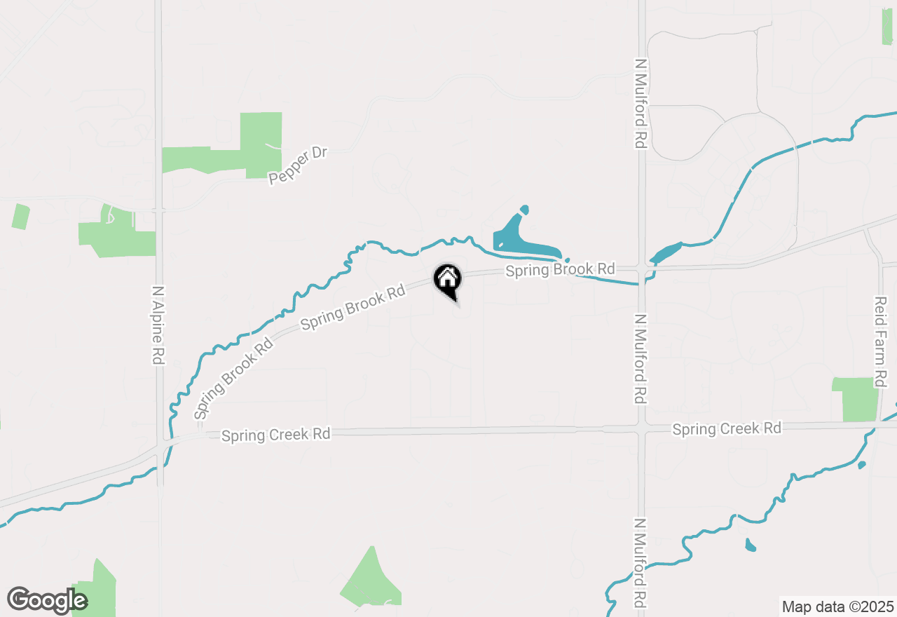 Map of 2846 Cotswold Circle, Rockford, IL 61114