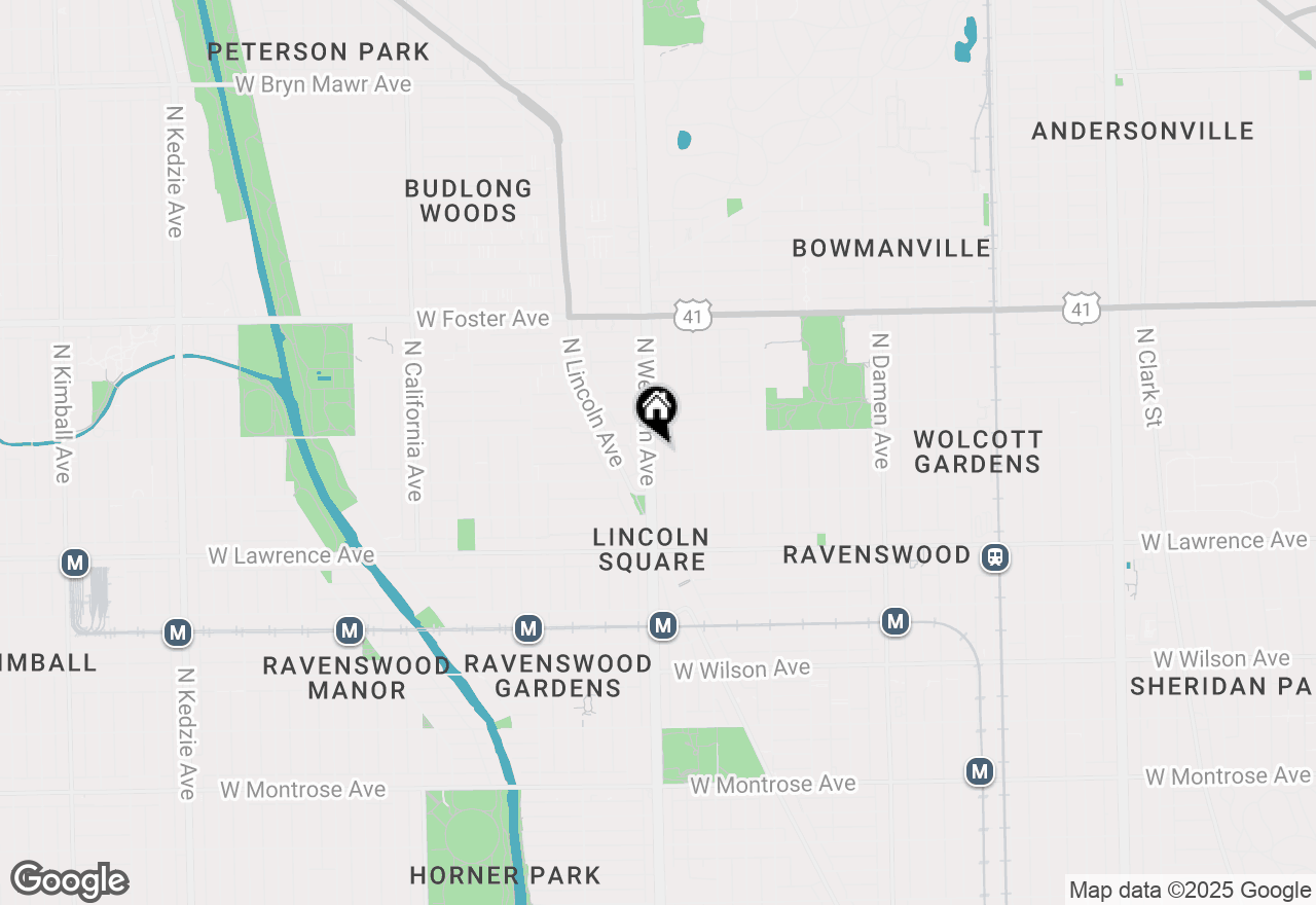 Map of 4949 N Western Avenue, Chicago, IL 60625