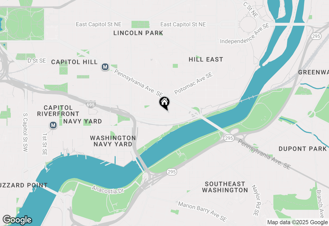 Map of 1367 K Street Se #B, Washington, DC 20003