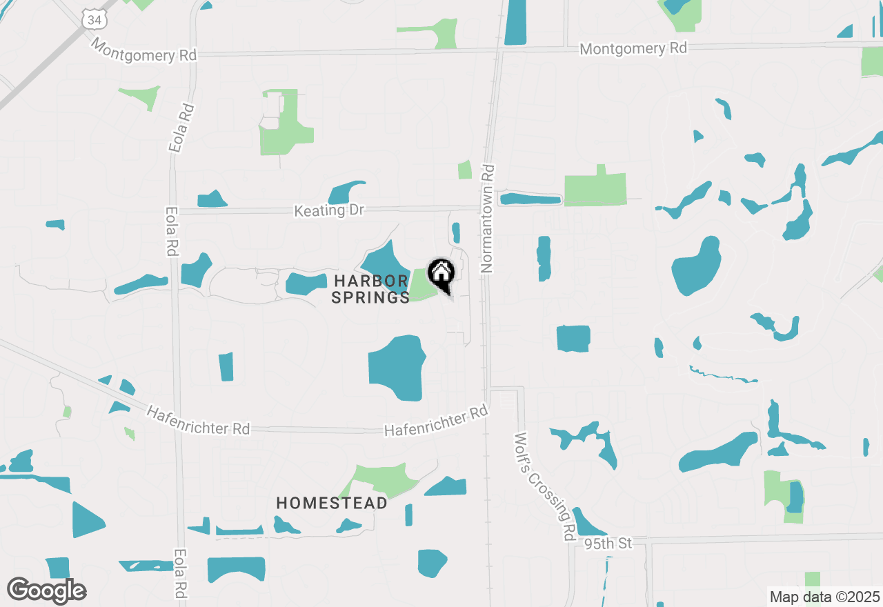 Map of 1916 Middlebury Drive #1916, Aurora, IL 60503