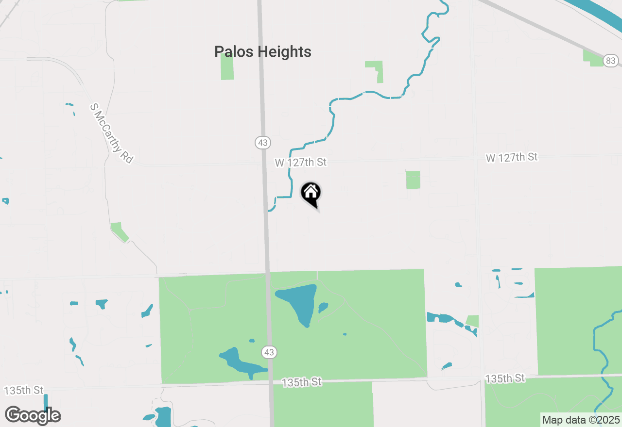 Map of 12901 S 70th Court, Palos Heights, IL 60463