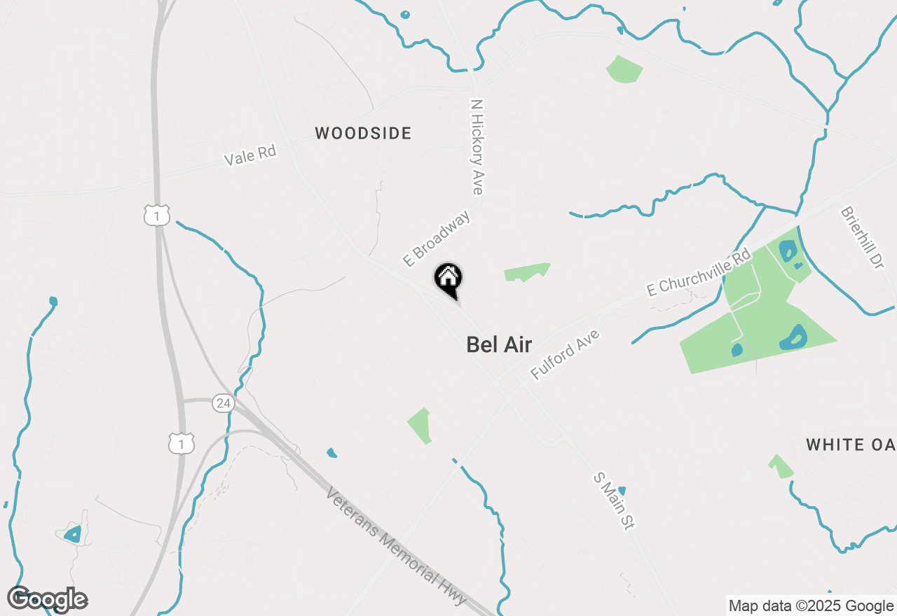 Map of 106/108 N Main Street, Bel Air, MD 21014